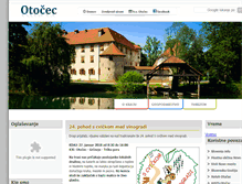 Tablet Screenshot of otocec.si